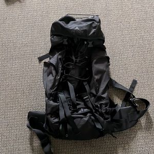Backpack for backpacking, large, spacious